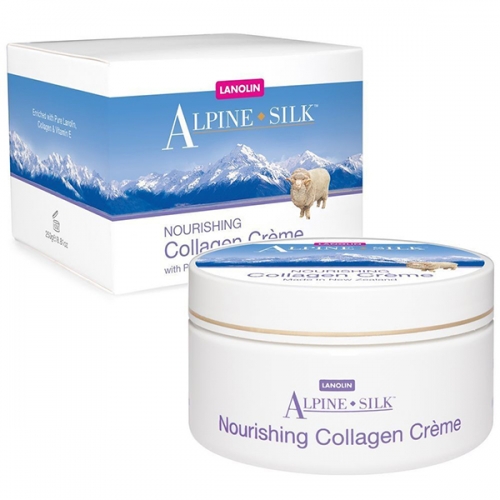 Alpine Silk 艾贝斯 胶原蛋白 绵羊油 VE 维生素E 面霜 100g Alpine Silk Nourishing Collagen Cream 100g