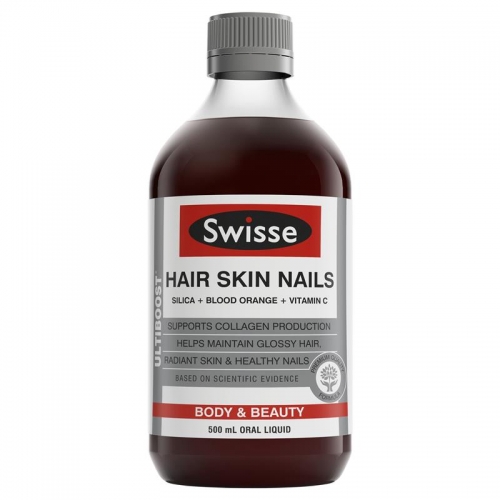 Swisse 斯维诗  液体胶原蛋白 含血橙  Swisse Hair Skin Nail 500ml