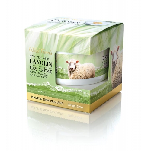 Parrs 帕氏 绵羊油日霜（含胶原蛋白和羊胎素）100g LADCP Wild Ferns Zealand Lanolin Day Creme Collagen & Placenta 100g