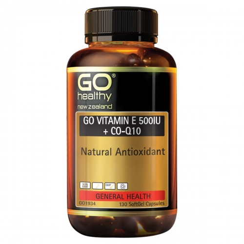 高之源 维生素E+辅酶Q10 Go Healthy Go Vitamin E 500IU+CO-Q10 130粒
