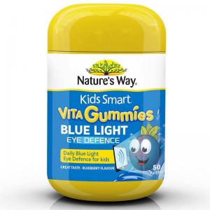 佳思敏 儿童蓝莓味蓝光护眼片软糖 50粒 Nature's Way Natures Way Kids Smart Blue Light Eye Defence Vita Gummies