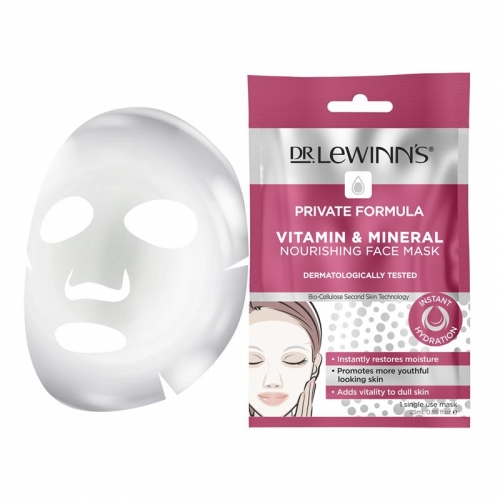 (所有年龄适用) 莱文医生 私人配方 矿物质维生素滋养修护面膜 Dr. Lewinn's Private Formula Vitamin & Mineral Nourishing Face Mask 1 Pack