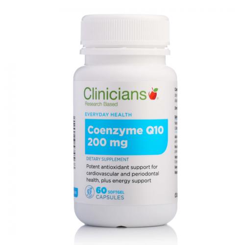 Clinicians 科立纯 辅酶Q10 （200毫克） Coenzyme Q10 (200mg) Softgel 60 caps