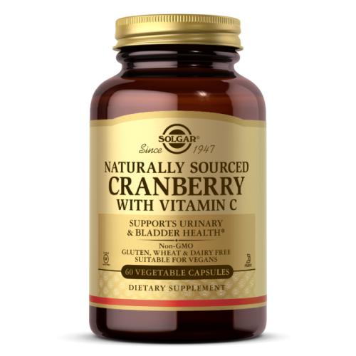Solgar 蔓越莓含维生素C Natural Cranberry With Vitamin C 60C
