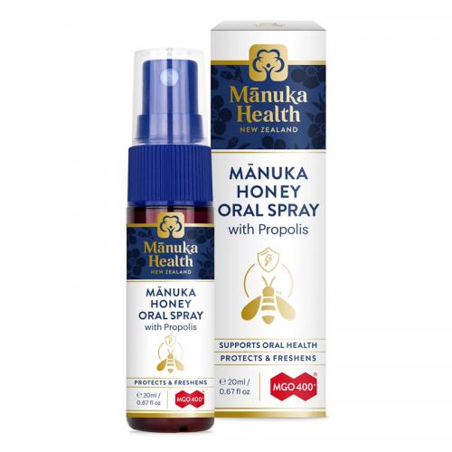蜜纽康 蜂胶喷雾 MGO400+ Manuka Health Propolis Throat Spray 20ml