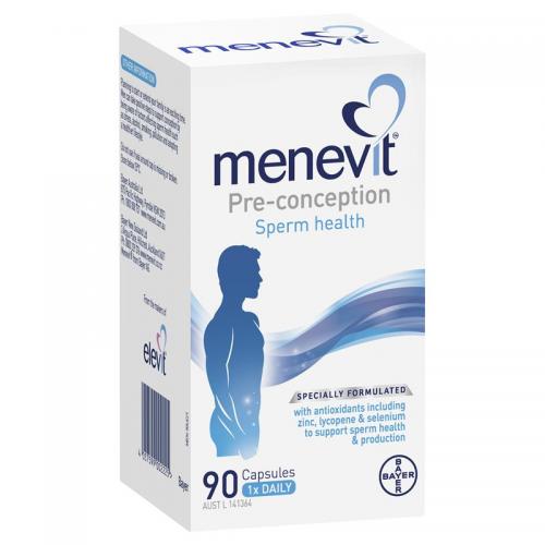Menevit 爱乐维 男性 90片 Menevit Pre-Conception Sperm Health Capsules 90