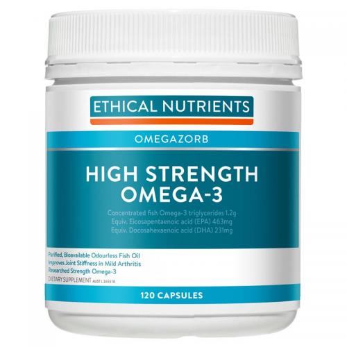 Ethical Nutrients 高强度 鱼油胶囊 High Strength Omega-3 Capsules 120粒
