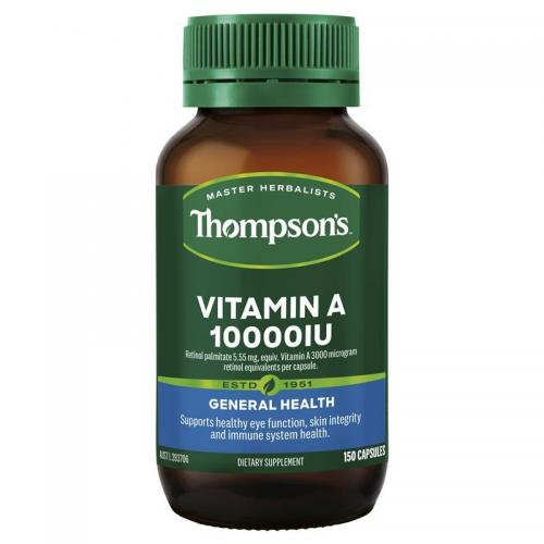 Thompson's 汤普森 维生素A 10000IU 150粒 Thompson's Vitamin A 10000IU 150C