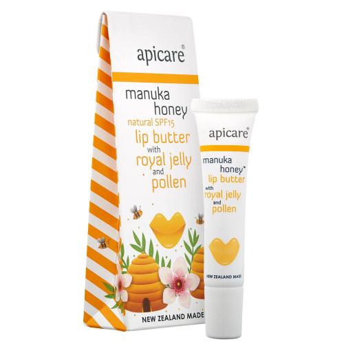 Apicare 蜂蜜 蜂王浆 花粉 唇膏  Manuka Honey Royal Jelly & Pollen Lip Butter 8g