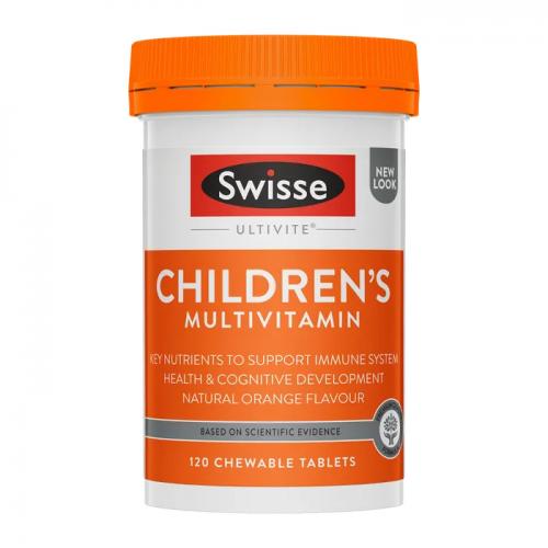 Swisse 斯维诗 儿童复合维生素咀嚼片 120片 Swisse Children's Ultiv...