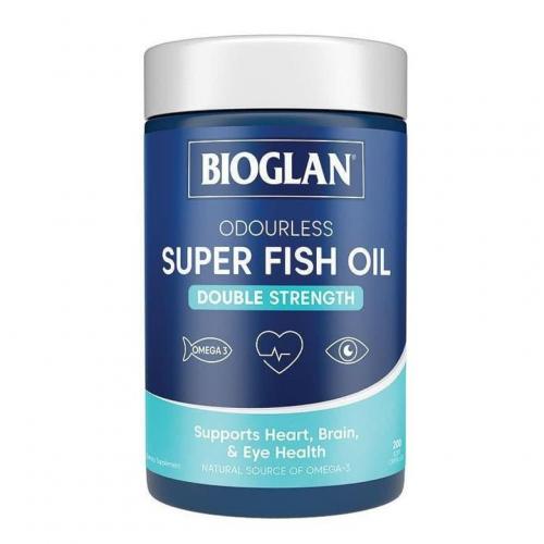 Bioglan 超级鱼油  EPA 360mg/DHA240mg  Odourless Super Fish Oil 200Capsules