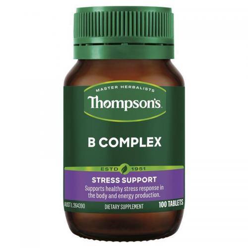 Thompson's 汤普森  维生素B族 100片 Thompson's B complex 100t