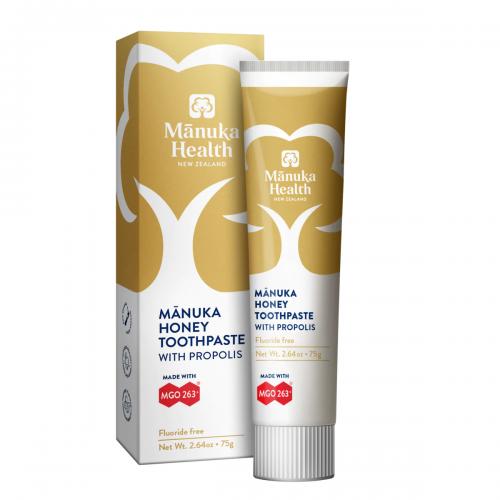 蜜纽康 蜂胶牙膏 MGO263+ Manuka Health Propolis Toothpaste with propolis 75g 