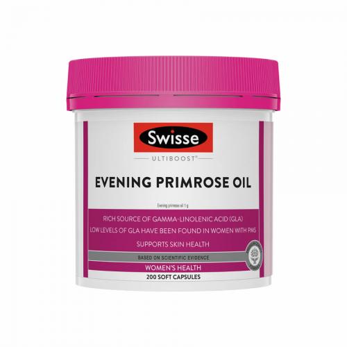 Swisse 斯维诗 月见草油胶囊 EPO Swisse Ultiboost Evening Primrose Oil 200粒