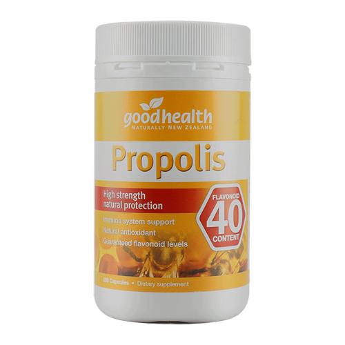 Good Health 好健康 蜂胶胶囊 黄酮40毫克 Propolis 40  High Strength 200 Capsules