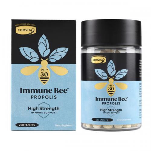 康维他 蜂胶 100mg 片剂 PFL30 250片 Comvita Immune Bee Propolis High Strength PFL30 Capsules 250 Tablets