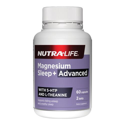 纽乐 高端版 助眠胶囊 镁睡眠 60粒 NutraLife Magnesium Sleep + Ad...