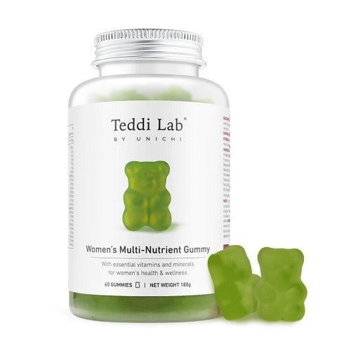 Unichi 女性维生素小熊 小熊软糖 含有18种维生素和矿物质 Women's Multi-Nutrient Gummy 60 Gummies