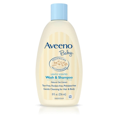 艾维诺 婴儿天然燕麦 洗头沐浴二合一 Aveeno Baby Wash & Shampoo 236m...