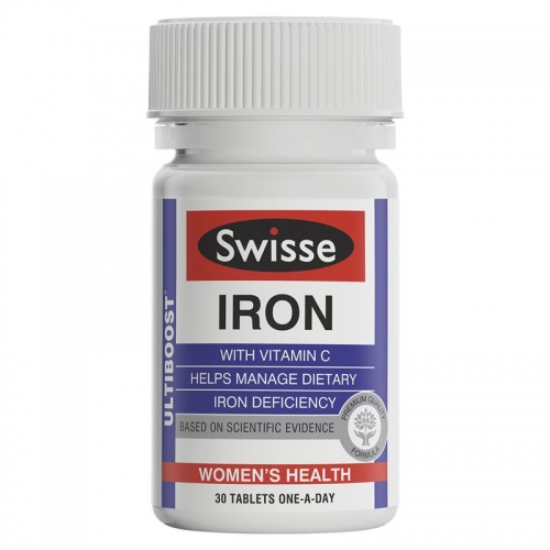 Swisse 斯维诗 补铁片 含维生素C Swisse Iron with Vitamin C