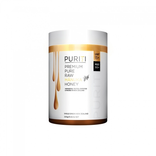 【15+ 250g】PURITI 麦卢卡蜂蜜 250g Premium Pure Raw Manuk...