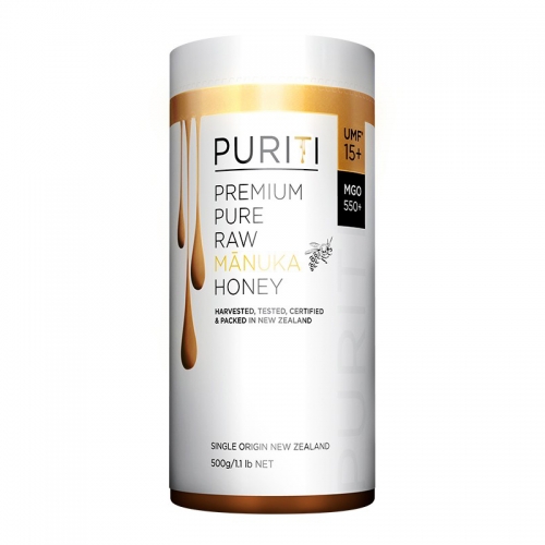 【15+ 500g】PURITI 麦卢卡蜂蜜 500g Premium Pure Raw Manuk...