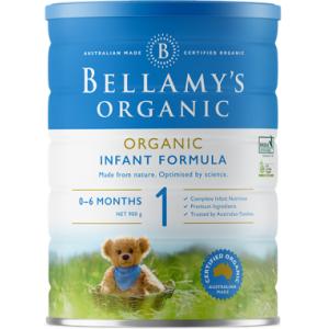 [新版]包税包邮 3罐 贝拉米有机婴儿奶粉 一段  0-12 个月 Bellamy's Organic Step 1 【不参与赠送活动】