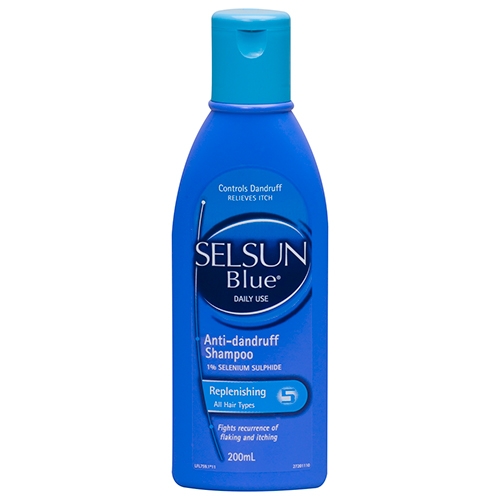 Selsun 蓝色 日常修复去屑  Blue 止痒控油洗发水 200ml