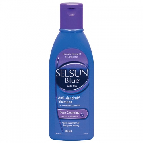 Selsun 紫色 深层清洁去屑 止痒控油洗发水 200ml