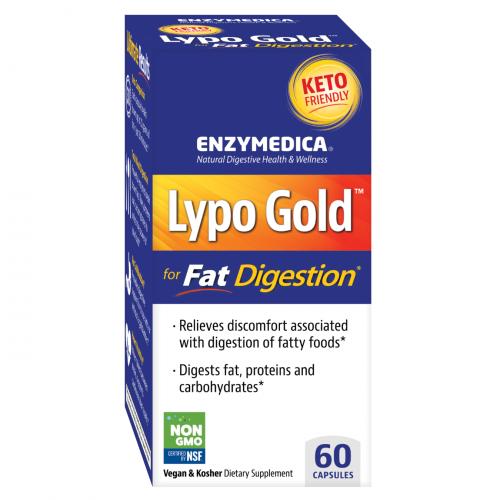 (美国销售第一消化酶) Enzymedica Lypo Gold 脂肪分解胶囊 60 Capsule...