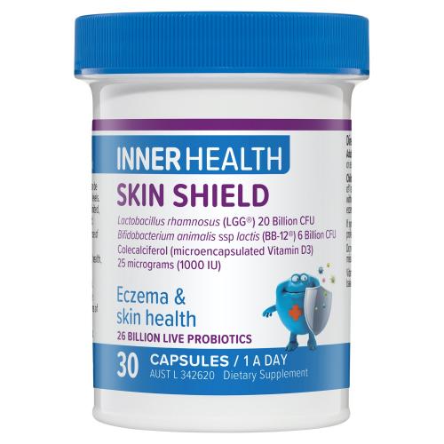 Inner Health 防湿疹保护盾胶囊 30粒 Inner Health Skin Shield 30 Capsules