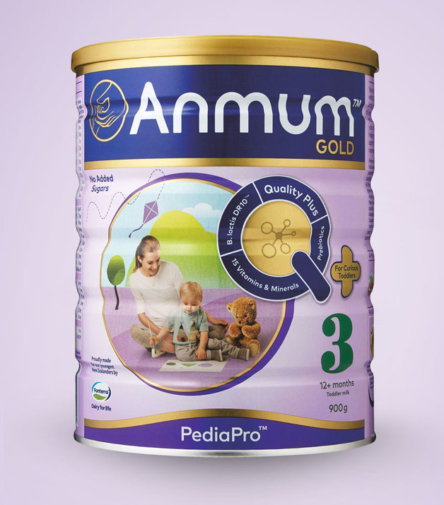 【3罐直邮】安满 婴儿配方奶粉（3段/三段 12个月以上宝宝）  Anmum PediaPro3 Toddler Milk 900g