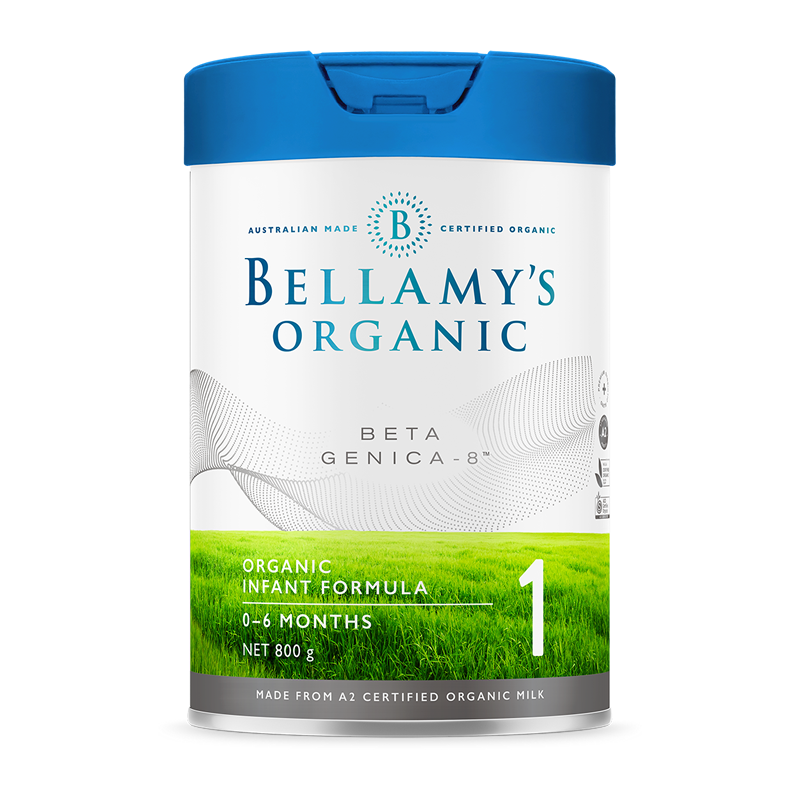 [2罐] Bellamy 贝拉米白金版有机A2婴儿奶粉 一段 0-6个月 800g