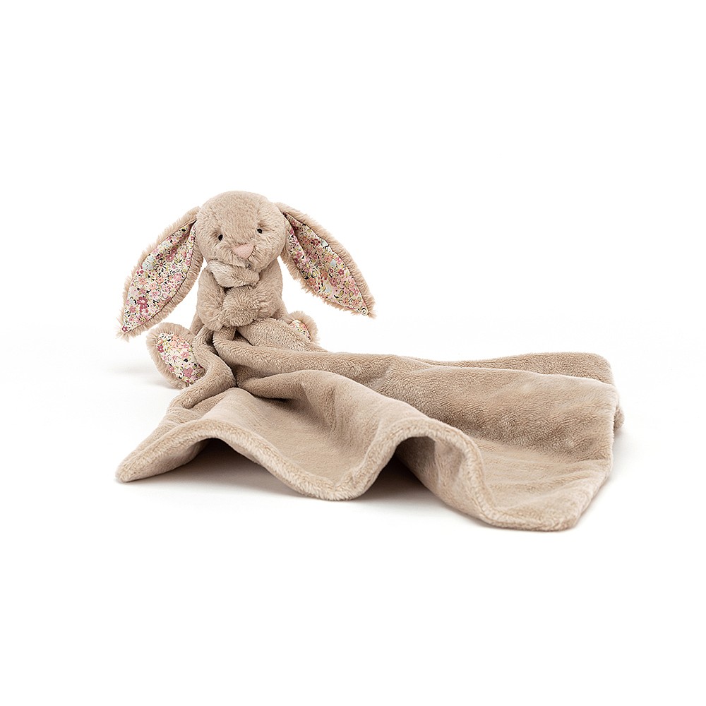Jellycat 安全毯 Blossom Bea Beige Bunny Soother BBL4BBN ONE SIZE - H34 X W34 CM