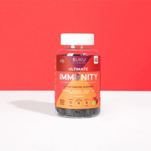 SUKU Vitamins 免疫软糖 - 石榴青柠味 Ultimate Immunity For 24/7/365 Immune Support 50gummies
