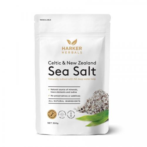 Harker Herbals 新西兰海盐 Celtic and NZ Sea Salt with K...