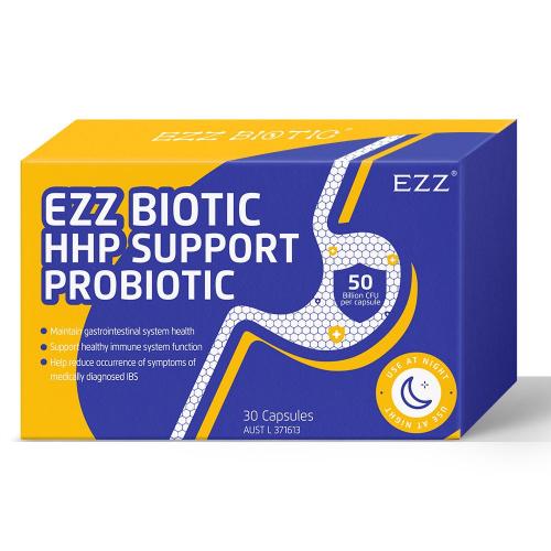 EZZ 幽门螺旋杆菌胶囊夜服版 30粒 EZZ Biotic HHP Support Probiot...
