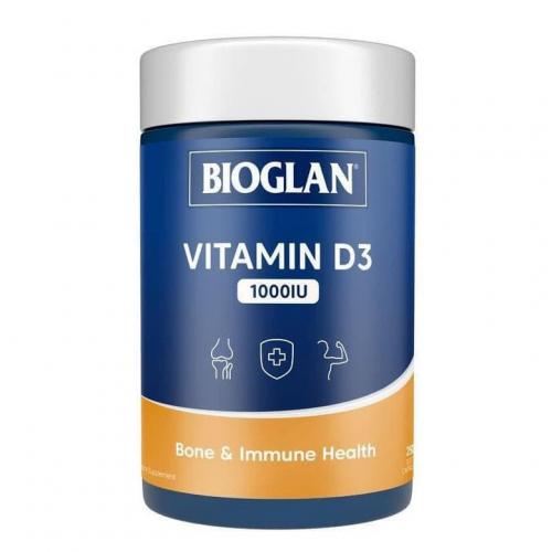 Bioglan 维生素D3 维他命D3 VD3 Vitamin D3 250 Capsules