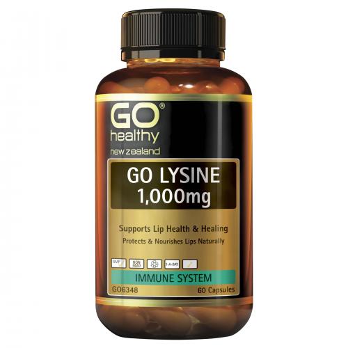 Go Healthy 高之源 赖氨酸胶囊 GO Lysine 1000mg 60 Capsules