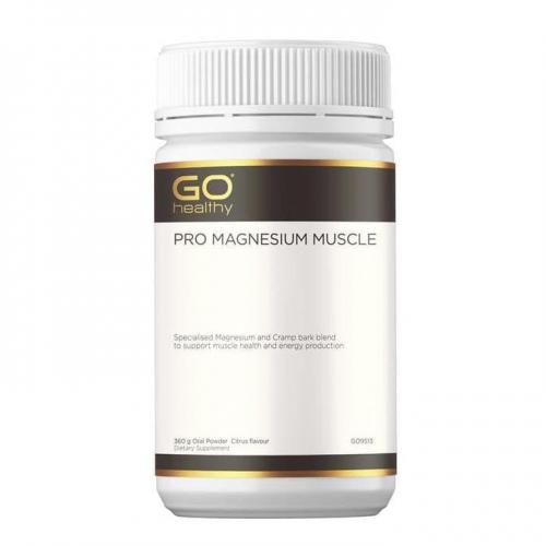GO Healthy 高之源  Pro系列 镁 肌肉舒缓粉 Magnesium Muscle Pow...