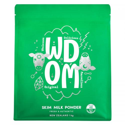 WDOM 渥康 【袋装】脱脂 牛奶粉 1公斤/袋 Wdom Premium Skim Milk Po...