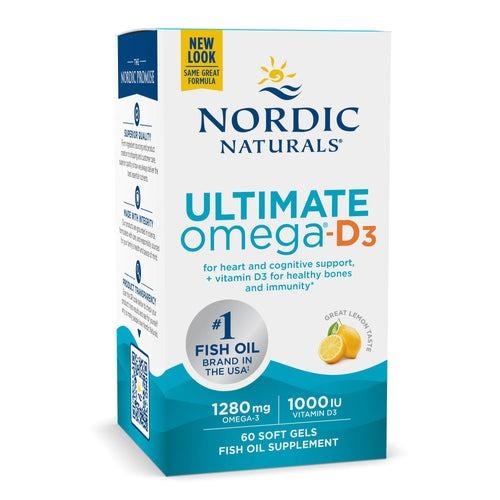 Nordic Naturals 挪威小鱼  Fish Oil Ultimate Omega-D3 -...
